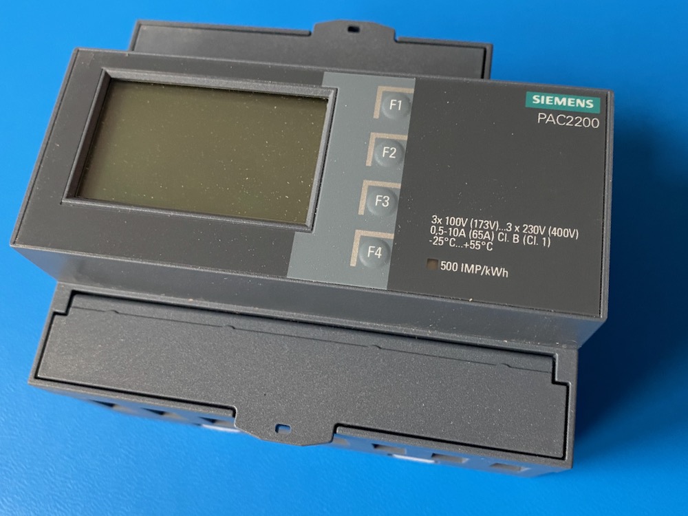 Siemens PAC2200, mein Lieblingszähler